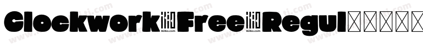 Clockwork Free Regul字体转换